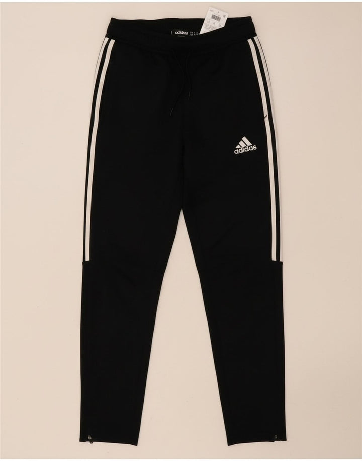 Adidas Damen Aeroready Trainingshose UK 8 Small Schwarz Polyester
