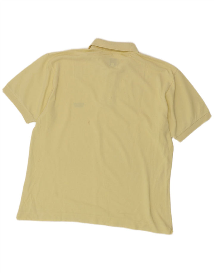 BENETTON Herren Poloshirt Large Gelb