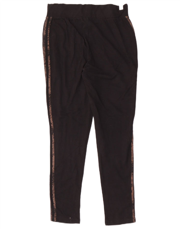 Adidas Damen Leggings UK 10 Small Schwarz Polyester