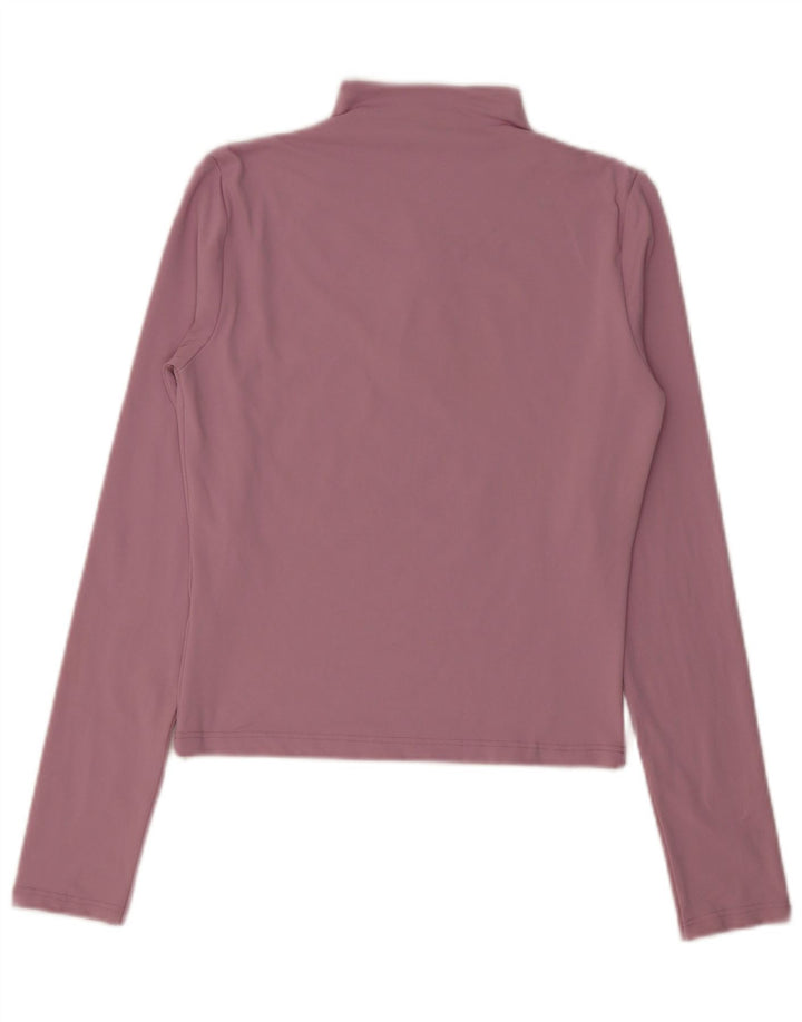 Gas Damen Top Langarm UK 12 Mittelrosa Polyamid
