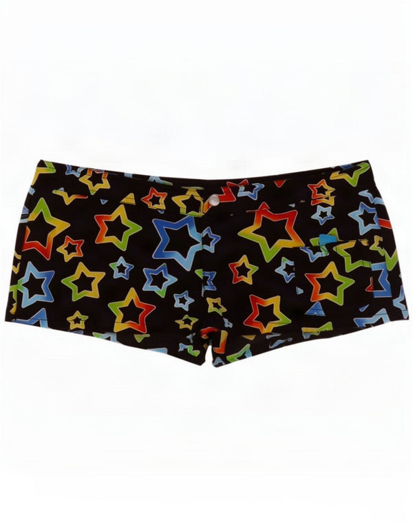 Sundek Damen-Badeshorts mit abstraktem Muster, UK 4 XS, schwarzer Strand