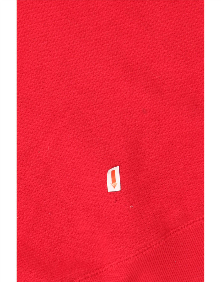 HOLLISTER Herren-Sweatshirt mit Grafik, Größe S, rote Baumwolle