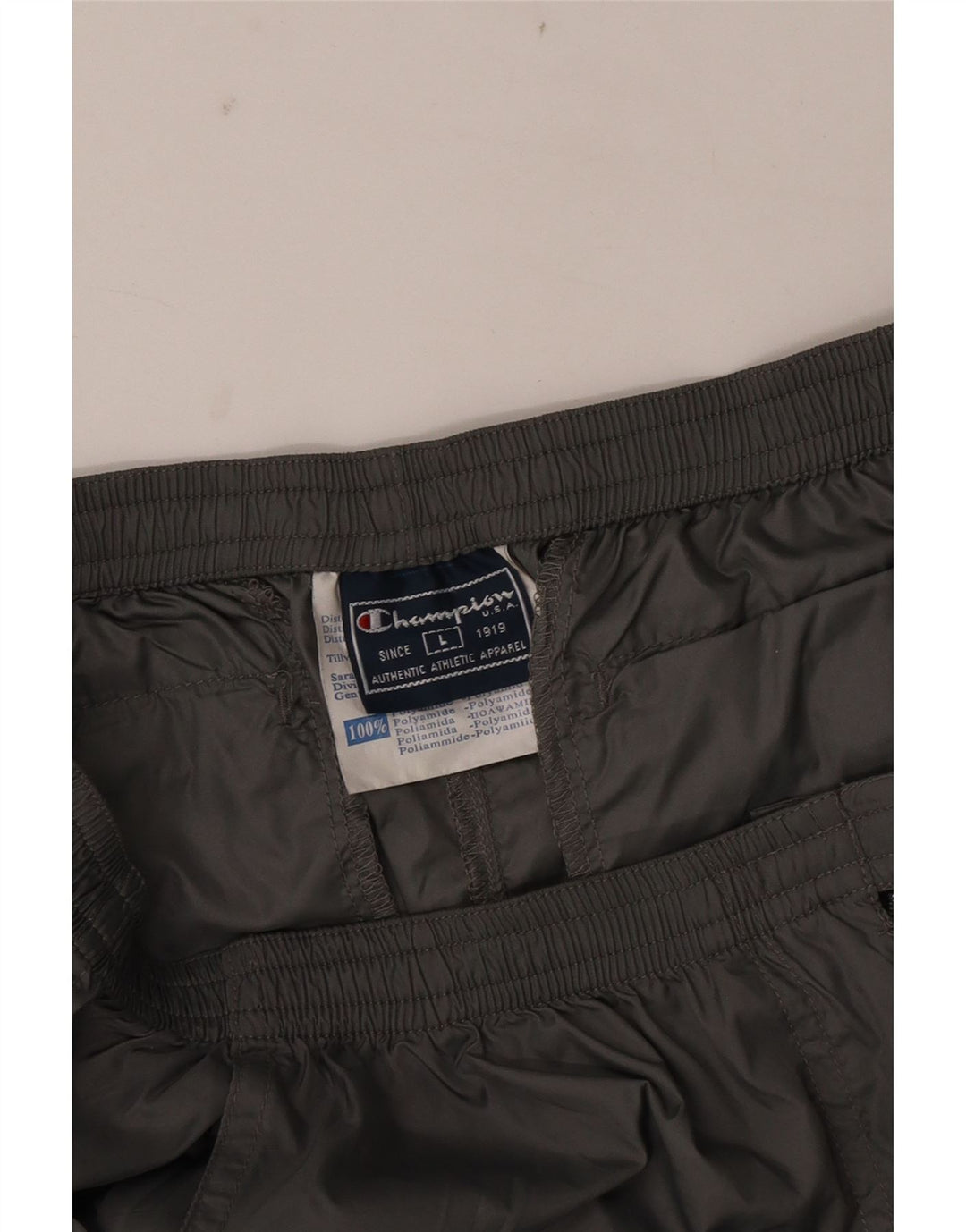 Champion Damen-Cargohose, gerade, Größe L, W32, L30, Grau, Polyamid