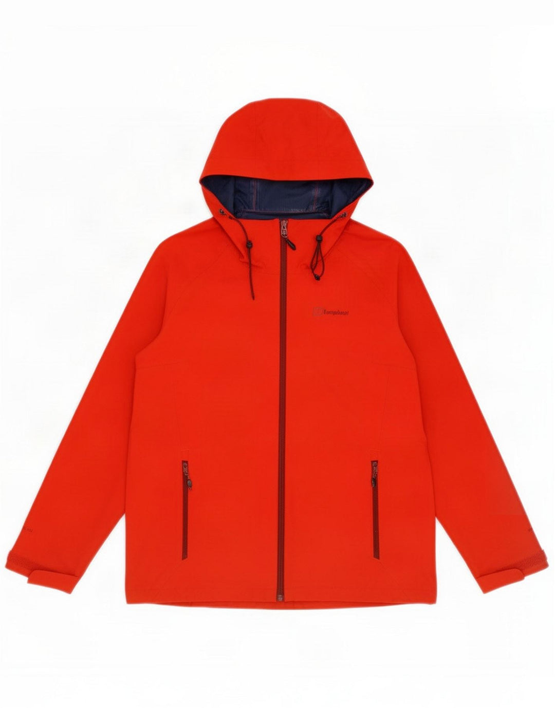 Berghaus Damen-Regenjacke mit Kapuze, UK 12, mittelrot, Polyamid