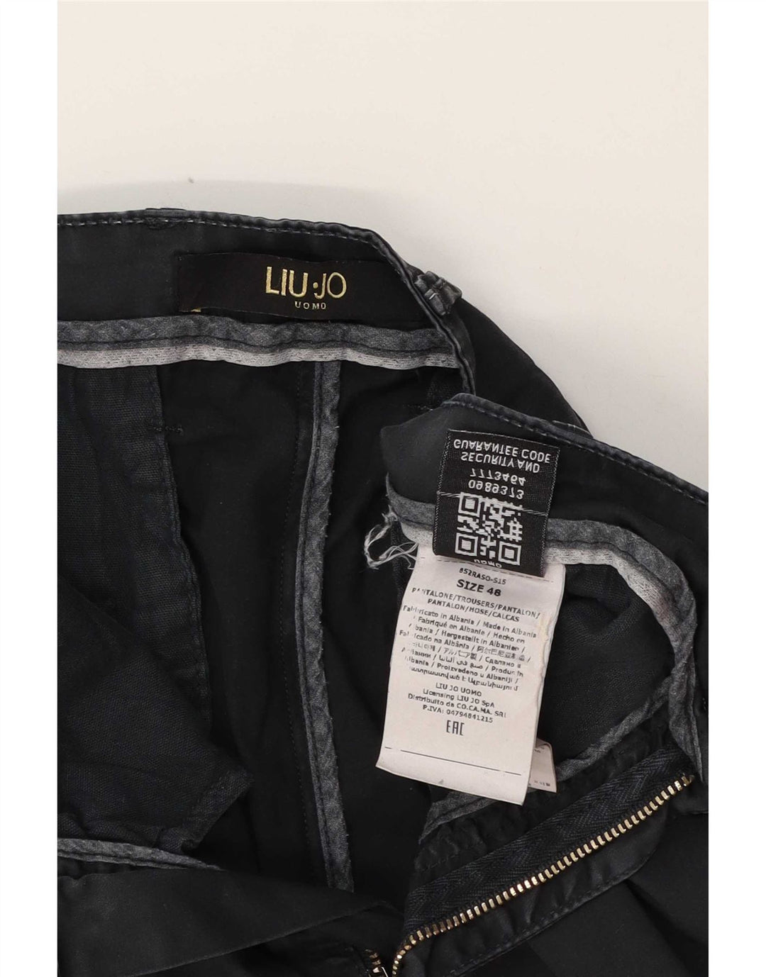 Liu Jo Herren-Bermudashorts IT 48 Medium W32 Marineblaue Baumwolle