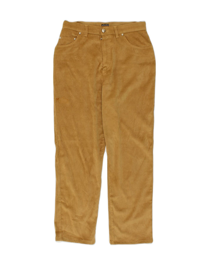 BELFE & BELFE Womens Straight Casual Trousers IT 44 Medium W28 L28  Brown | Vintage Belfe & Belfe | Thrift | Second-Hand Belfe & Belfe | Used Clothing | Messina Hembry 