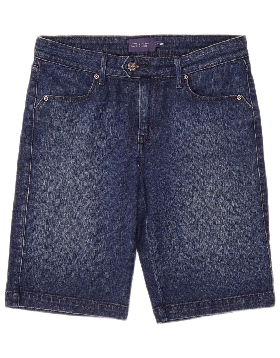 Levi's Damen Demi Curve Classic Fit Denim Shorts US 8 Medium W28 Blau