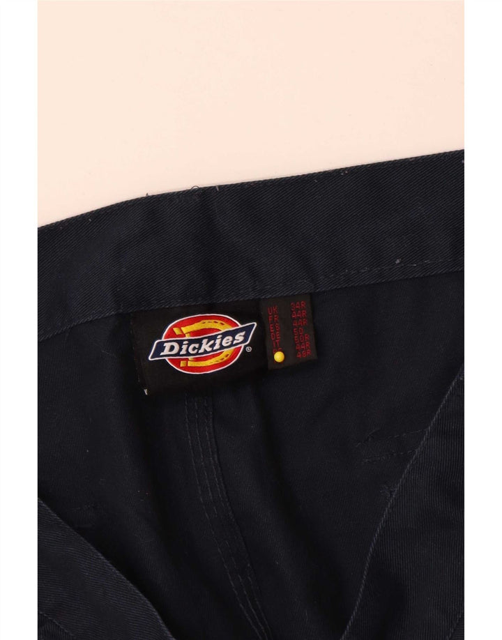 Dickies Mens Pegged Cargo Hose W34 L30 Marineblaues Polyester