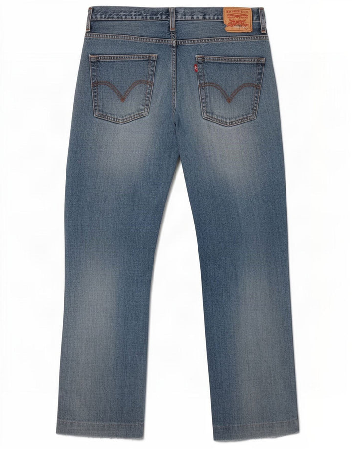Levi's Herren Straight Jeans W36 L27 Blaue Baumwolle