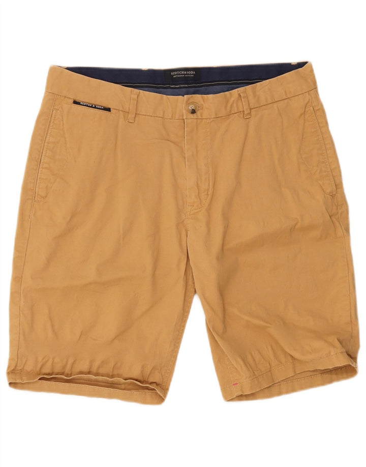 Scotch & Soda Herren Chinoshorts W33 Mittelbeige Baumwolle