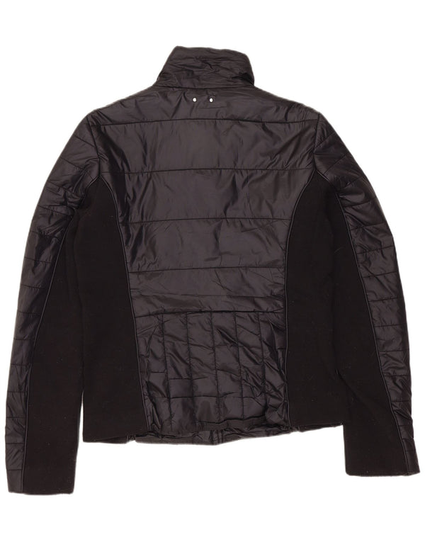 Calvin Klein Jeans Damen Übergroße gepolsterte Jacke UK 10 Small Schwarz