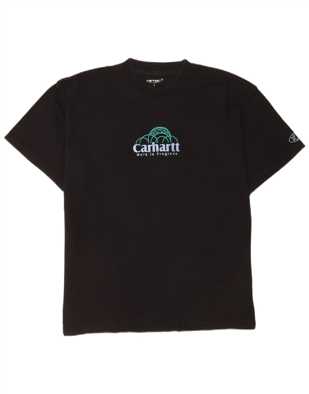 Carhartt Herren-T-Shirt mit Grafik, groß, aus schwarzer Baumwolle