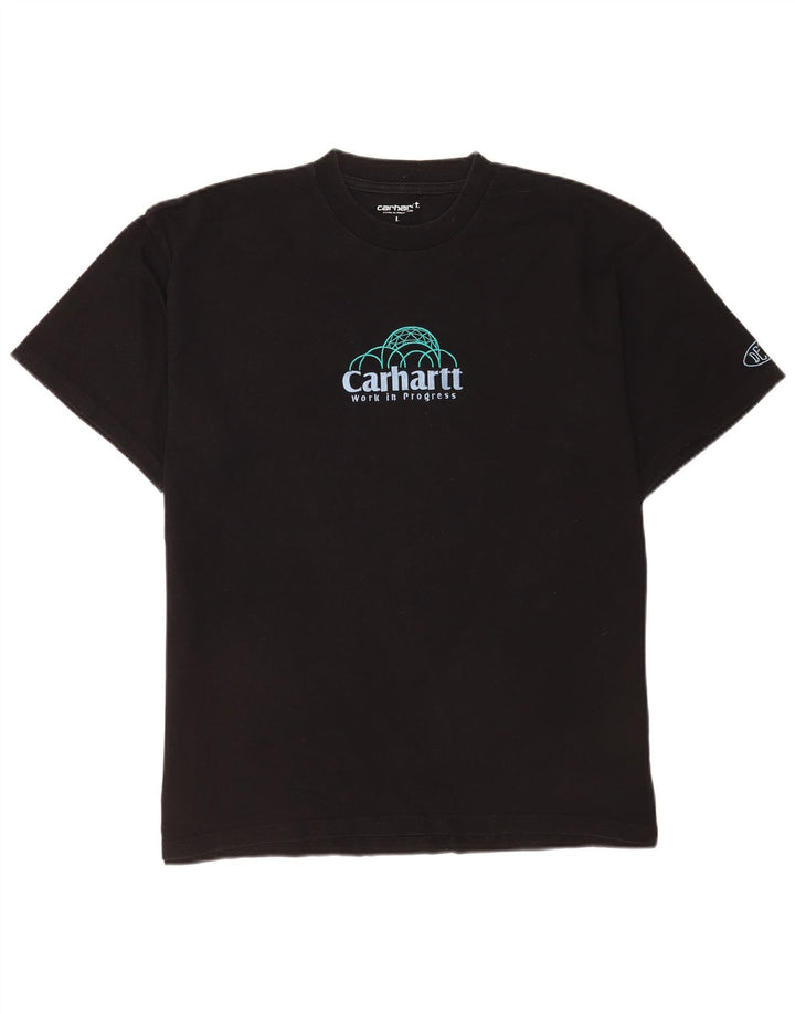 Carhartt Herren-T-Shirt mit Grafik, groß, aus schwarzer Baumwolle