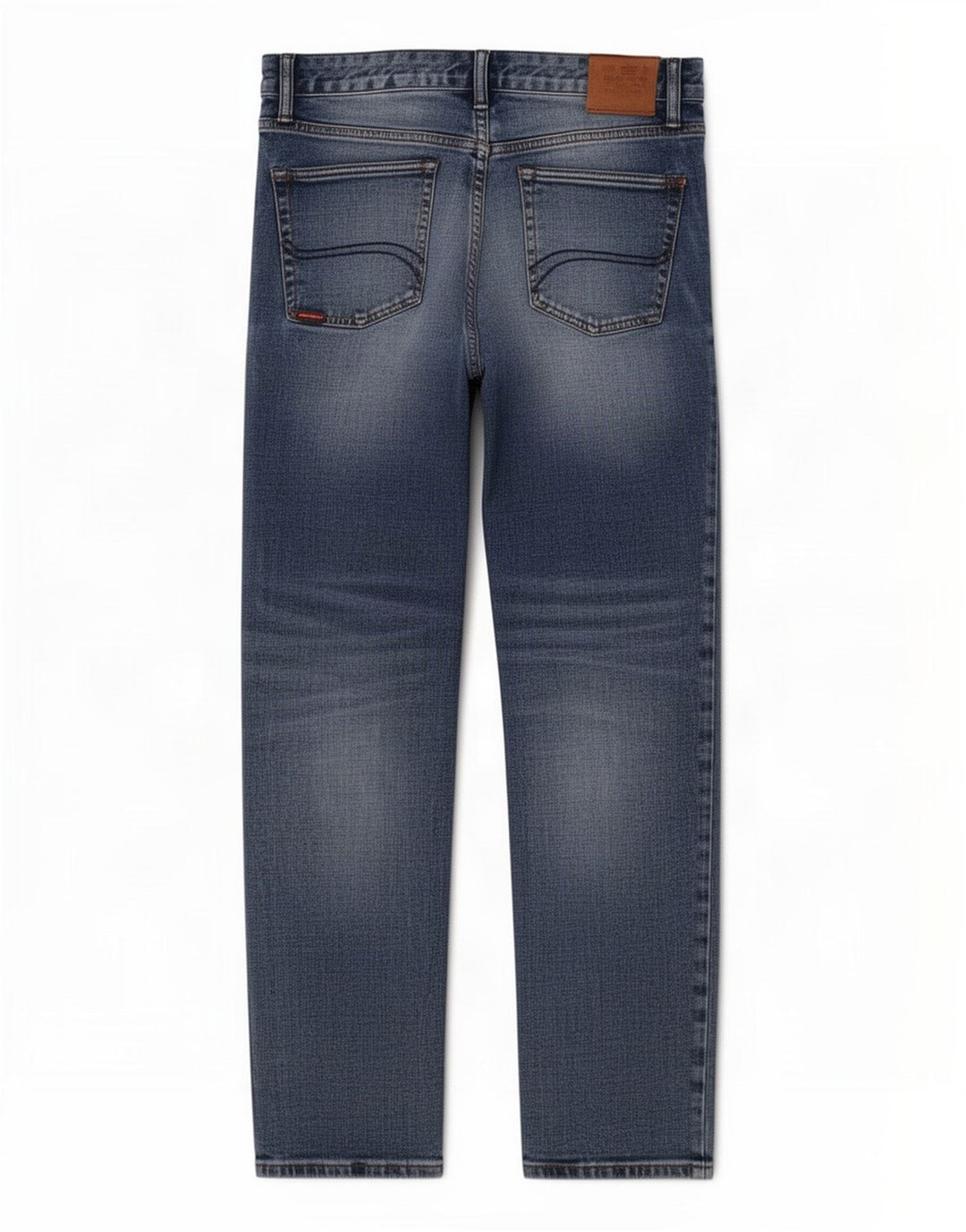 Superdry Herren Straight Jeans W34 L29 Blaue Baumwolle