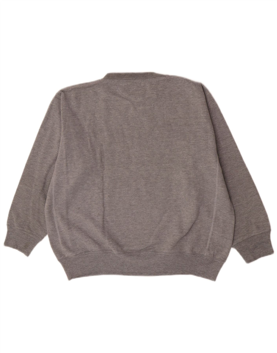 CAT Herren-Sweatshirt mit Grafik, lockere Passform, mittelgraue Baumwolle