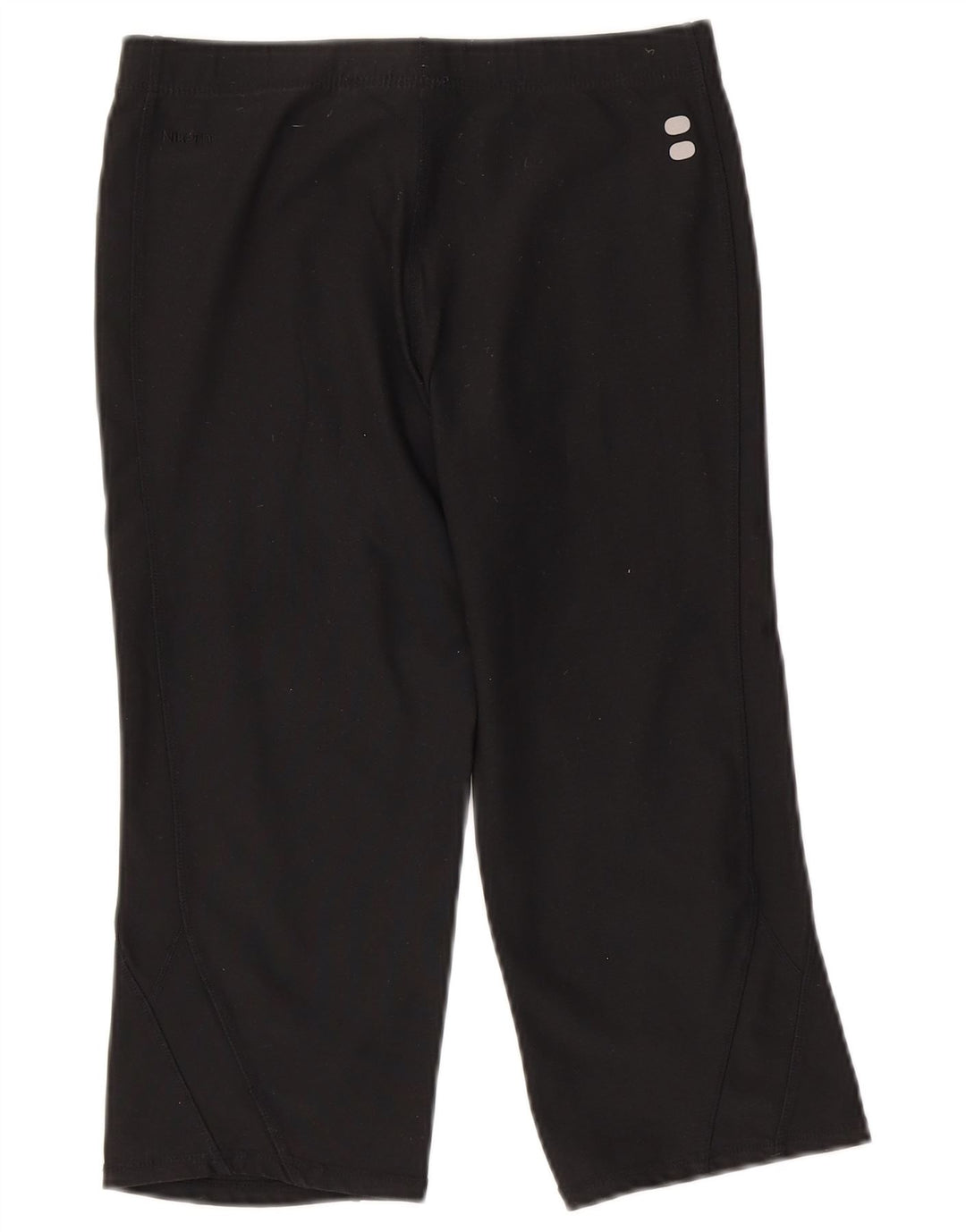 Nike Damen Capri-Leggings UK 10/12 Mittelschwarzes Polyester