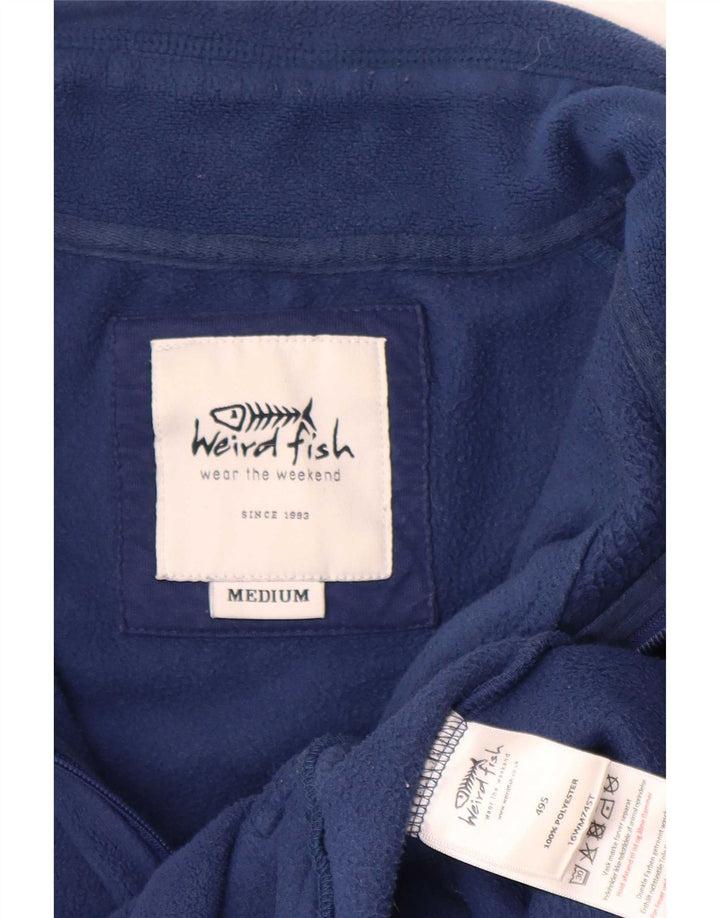 Weird Fish Herren Fleecejacke UK 38 Medium Marineblau Polyester