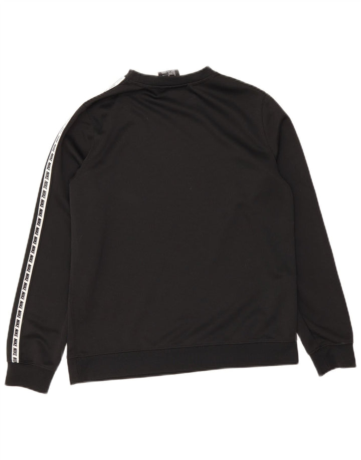 Nike Jungen Grafik Sweatshirt Pullover 13–14 Jahre XL Schwarz Polyester