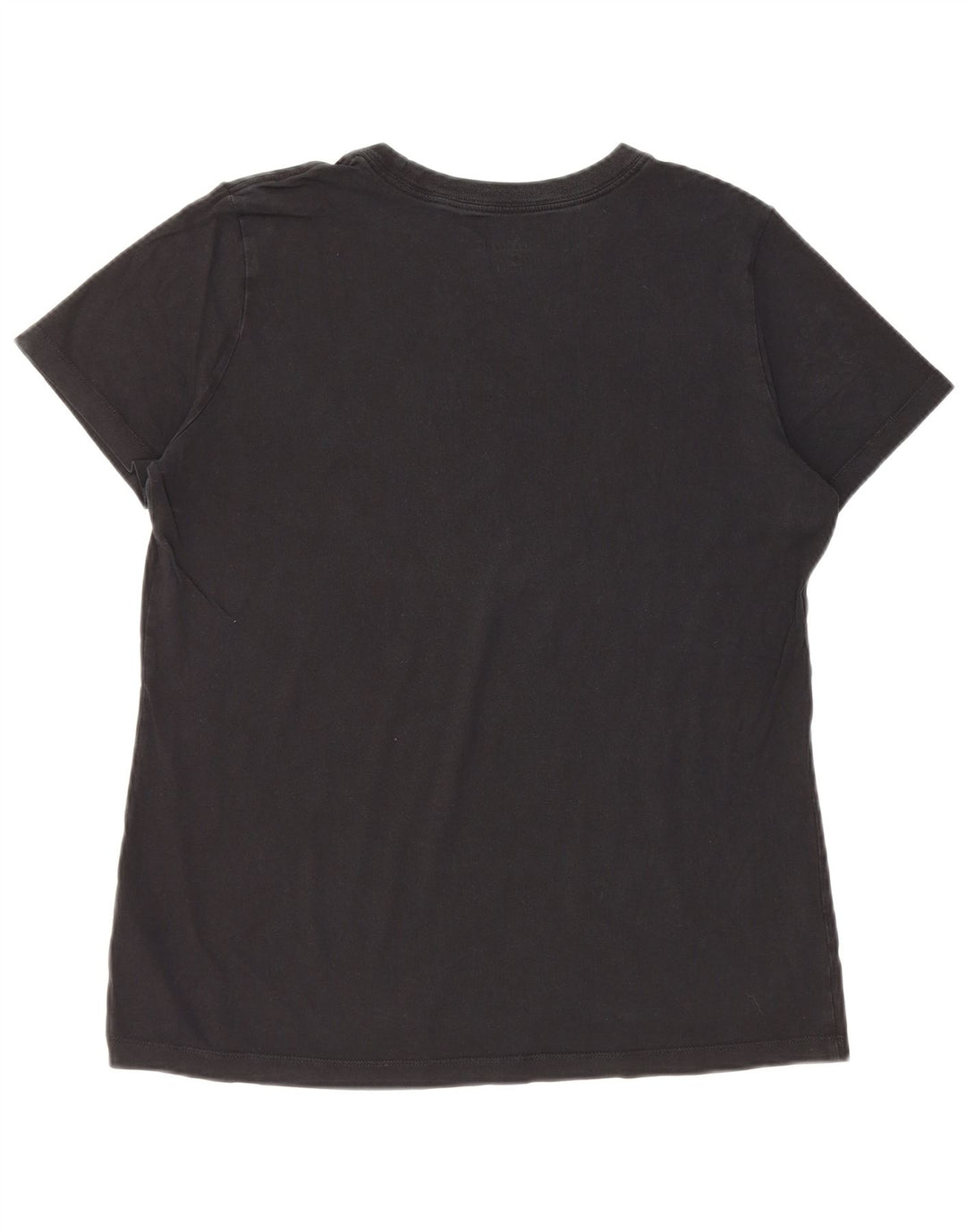 NIKE Damen Grafik T-Shirt Top UK 16 Large Schwarz