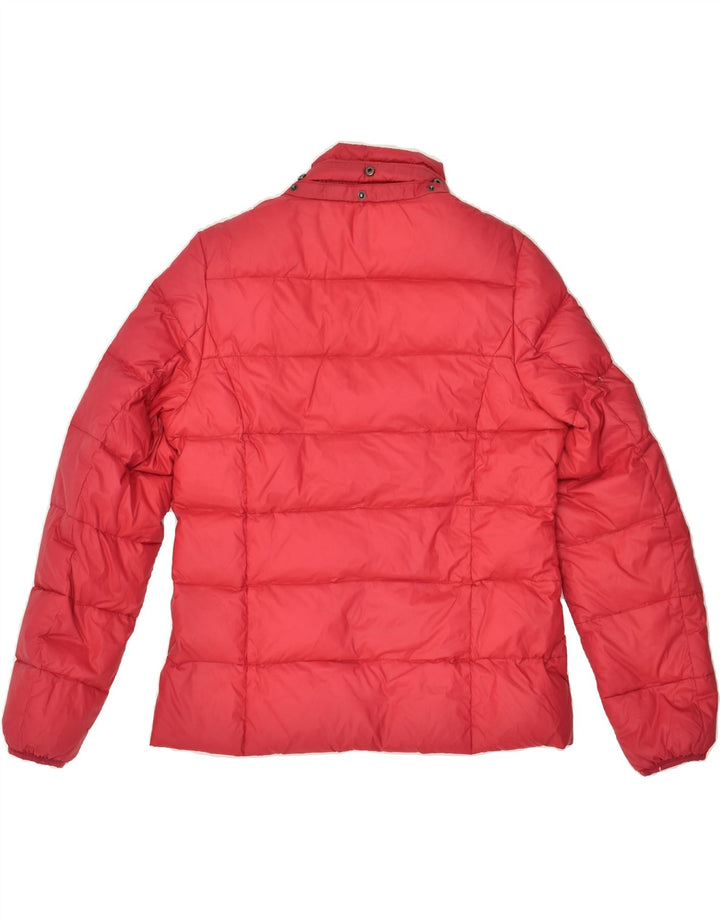BEST COMPANY Womens Padded Jacket UK 14 Large Red Nylon | Vintage Best Company | Thrift | Second-Hand Best Company | Used Clothing | Messina Hembry 