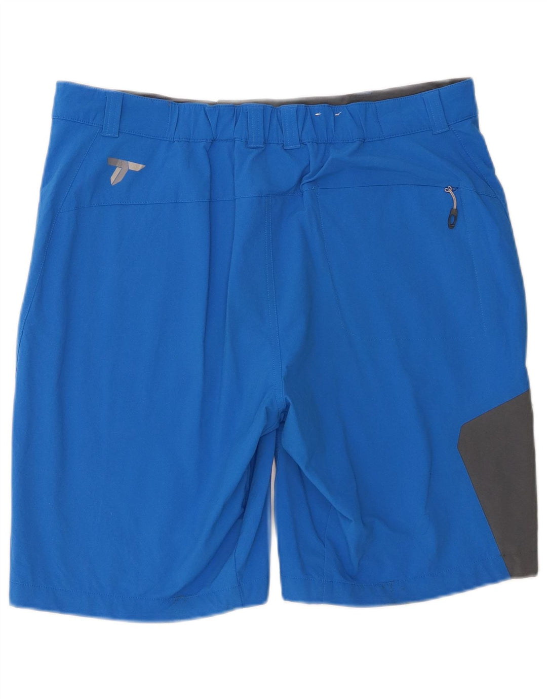 Columbia Herren Titanium Cargo Shorts W36 Großes blaues Colourblock-Nylon