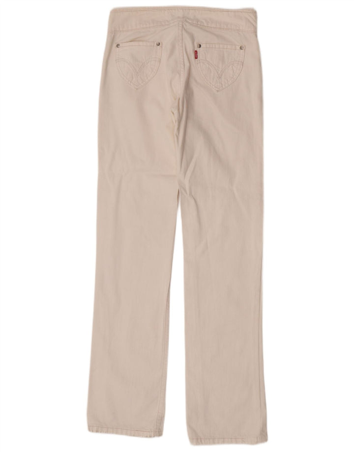 Levi's Damen Billie May Straight Jeans W28 L33 Weiß