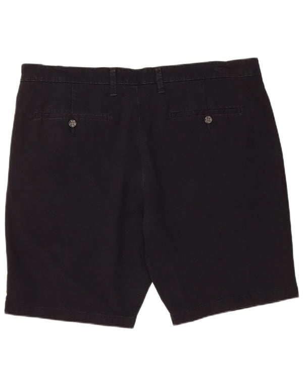 Marks & Spencer Herren Chinoshorts W38 XL Marineblau Baumwolle