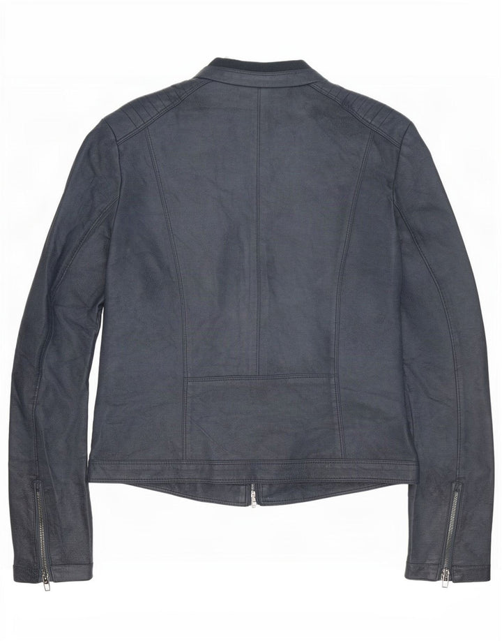 Alcott Damen Lederjacke UK 18 XL Blau