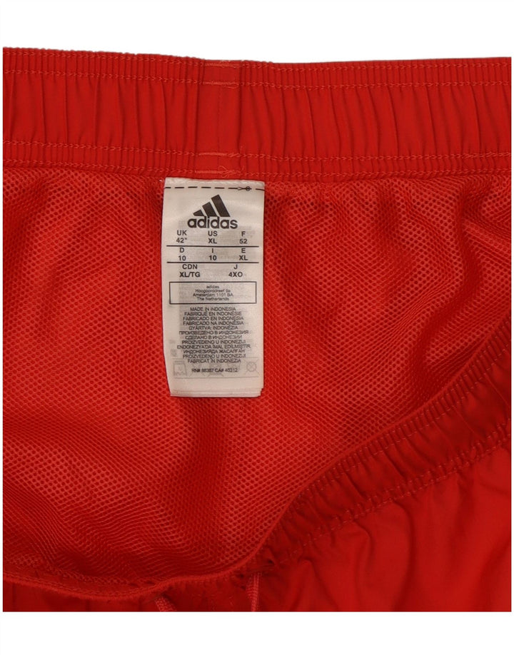 Adidas Herren Badeshorts XL Rot Polyester
