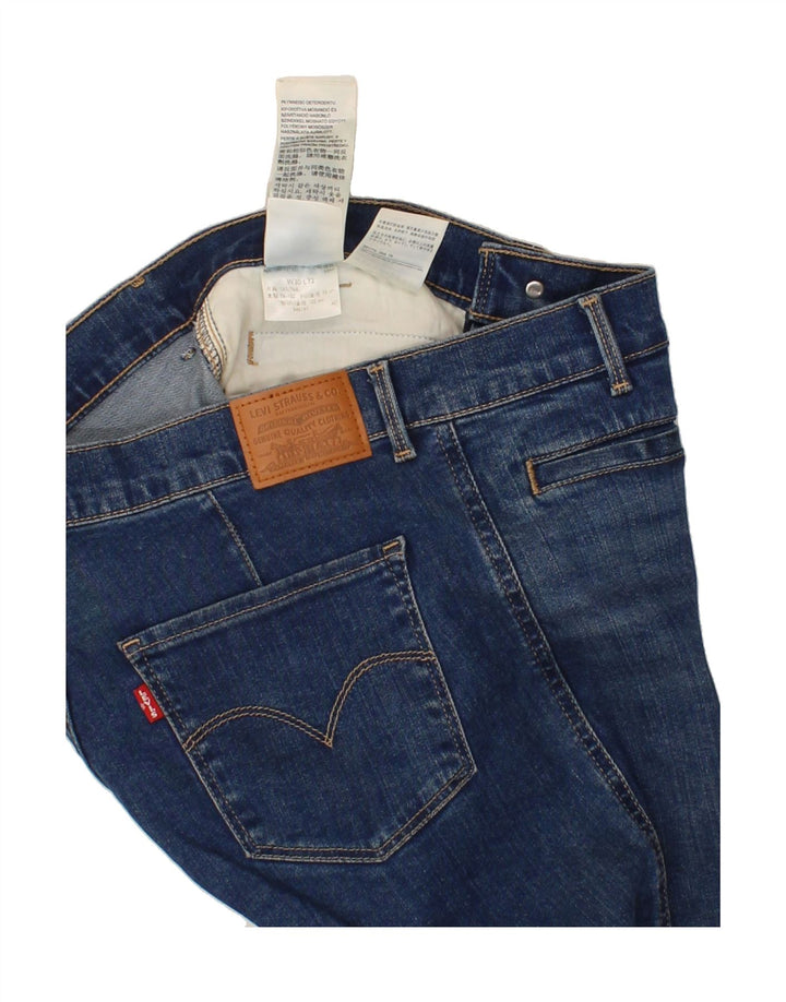 LEVI'S Womens 311 Denim Shorts W30 Medium Navy Blue Lyocell Vintage Levi's and Second-Hand Levi's from Messina Hembry 