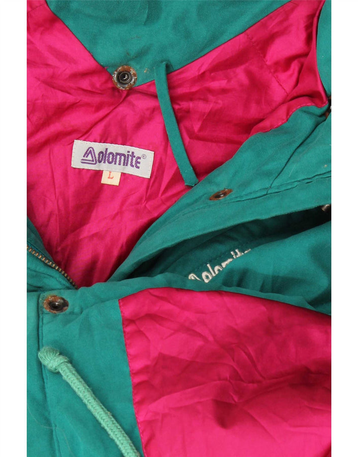 Dolomite Damen-Windjacke mit Kapuze, Gr. 16, Grün, Größe L