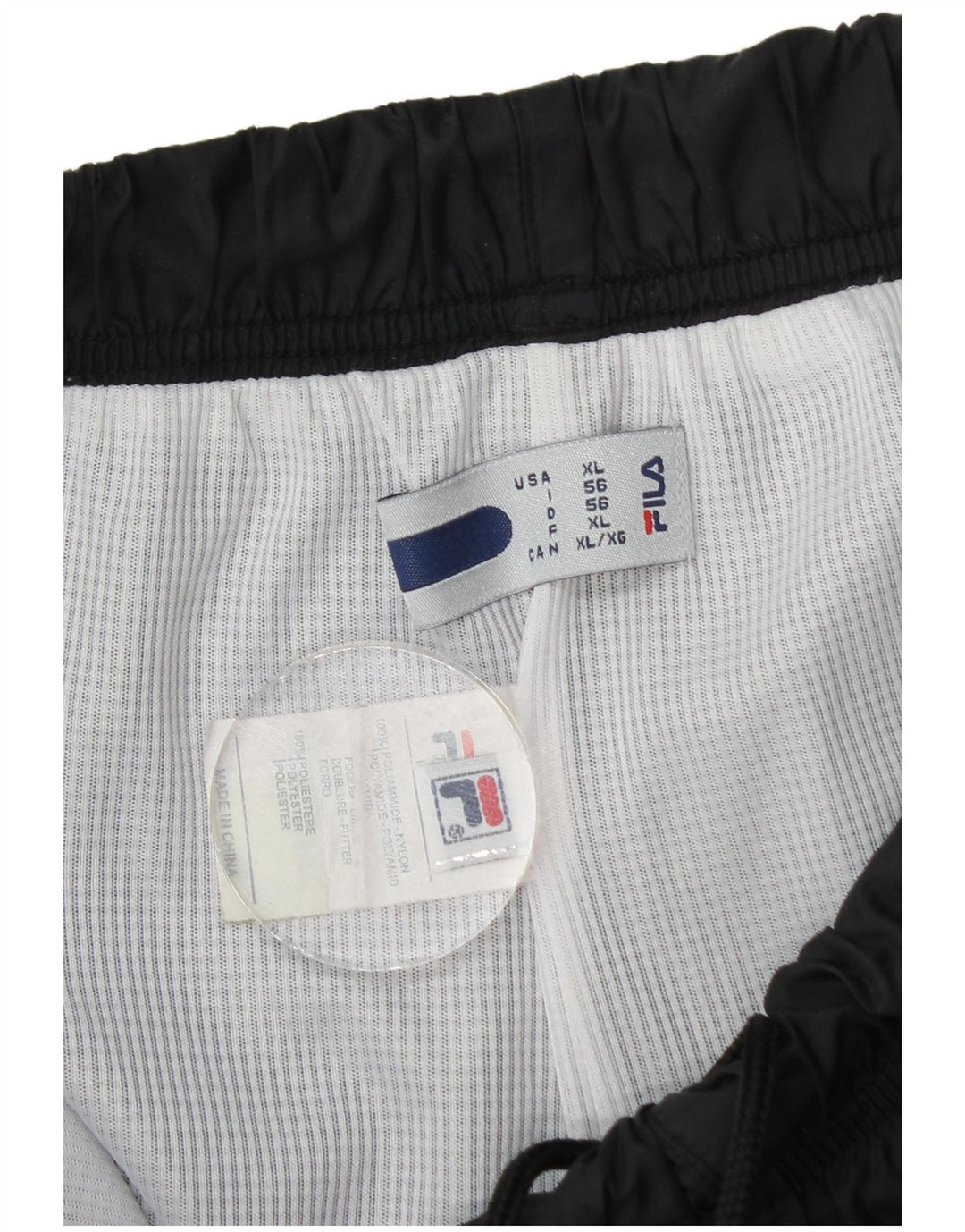 Fila Herren Trainingshose Jogger XL Schwarz Polyamid