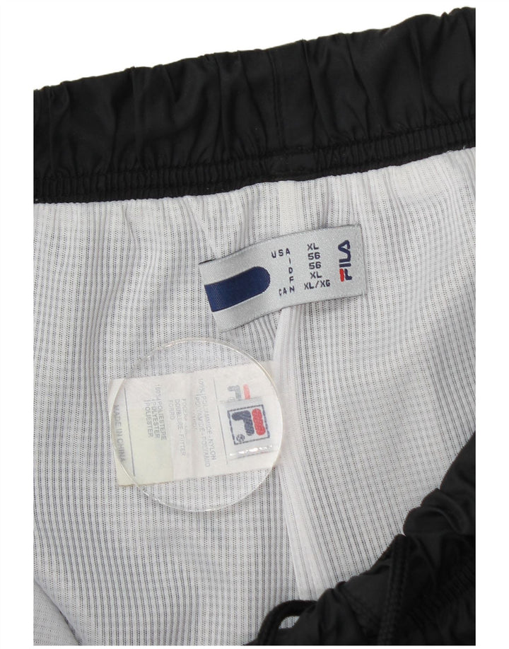 Fila Herren Trainingshose Jogger XL Schwarz Polyamid