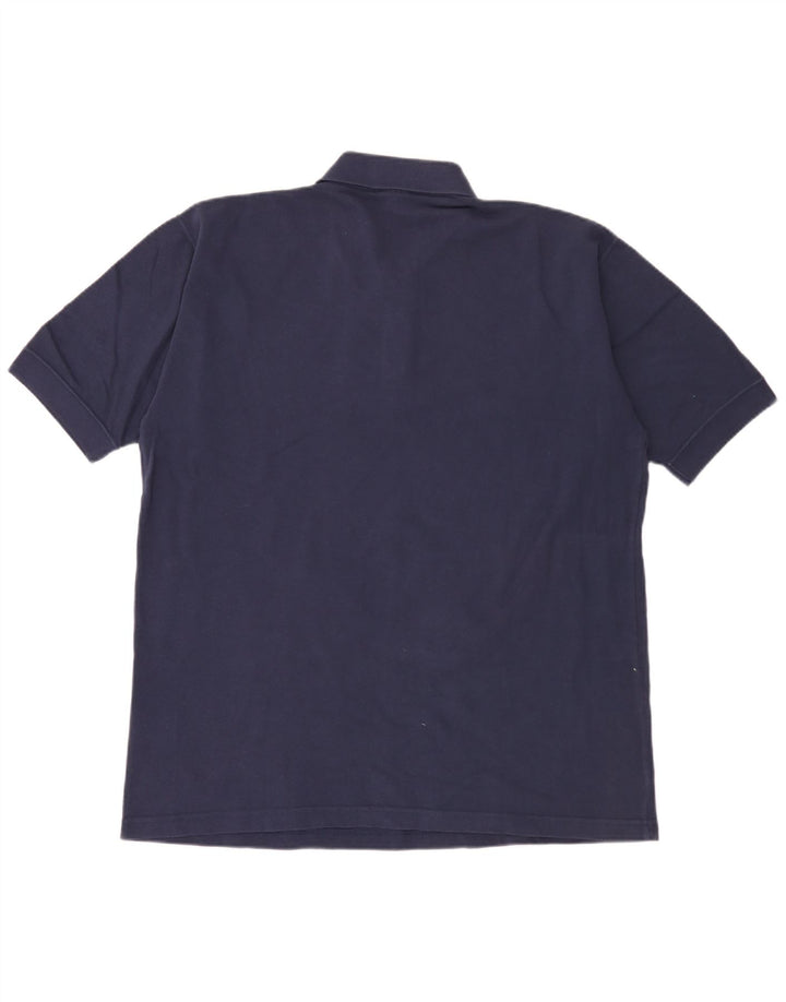 Nike Herren Poloshirt XL Marineblau Baumwolle
