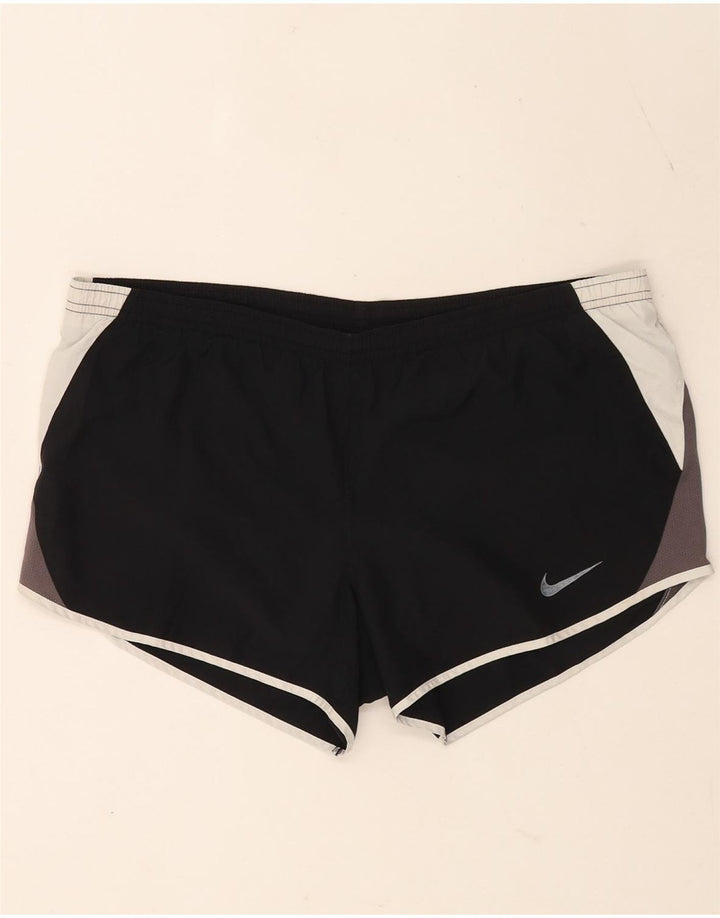 Nike Herren Dri Fit Sportshorts Mittelschwarzes Colourblock-Polyester
