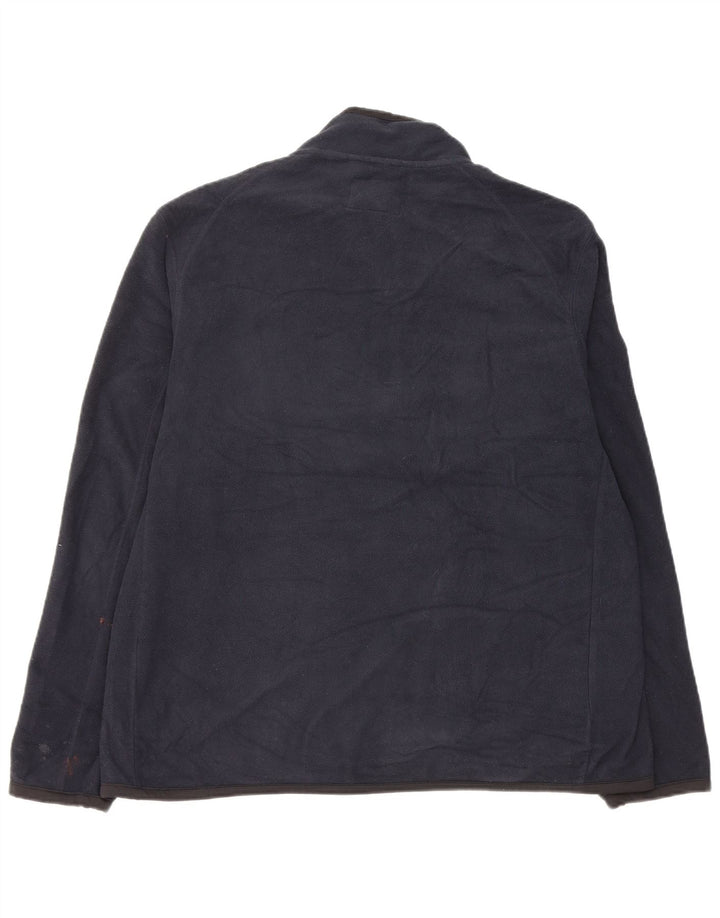 Marks & Spencer Herren Fleecejacke UK 42 XL Marineblau Polyester