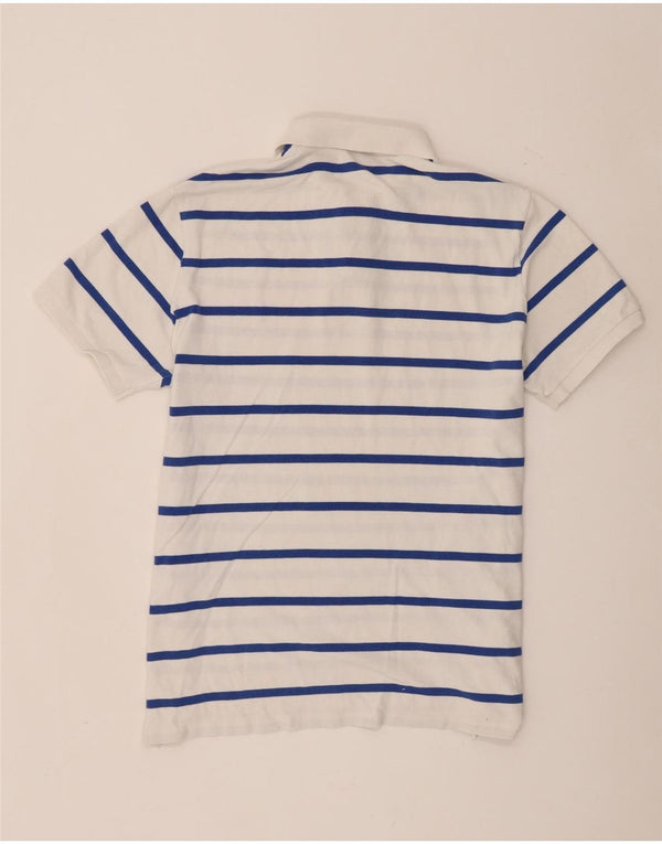 Polo Ralph Lauren Mens Shirt XL White Striped Cotton