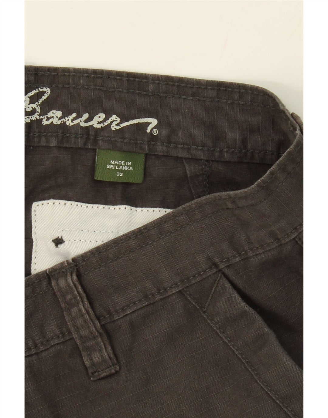 EDDIE BAUER Mens Cargo Shorts W32 Medium Grey Cotton Vintage Eddie Bauer and Second-Hand Eddie Bauer from Messina Hembry 