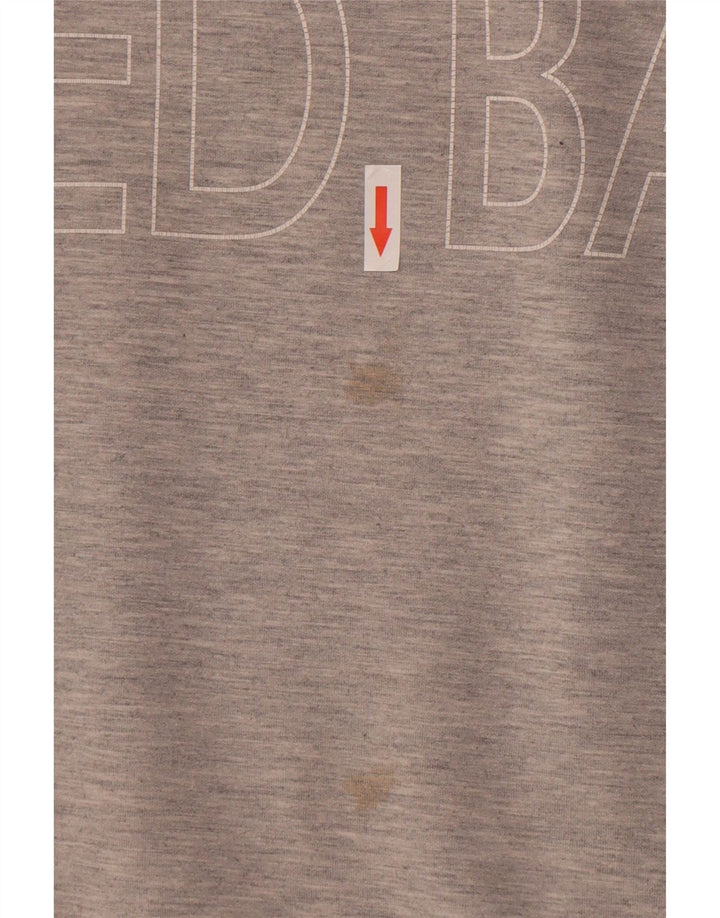 Ted Baker Grafik-Sweatshirt für Damen, Größe 4, groß, grau gefleckt