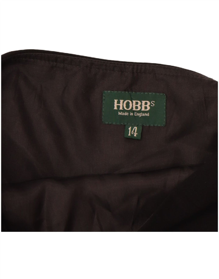 HOBBS Damen Trompetenrock UK 14 Large W32 Schwarz Polyester
