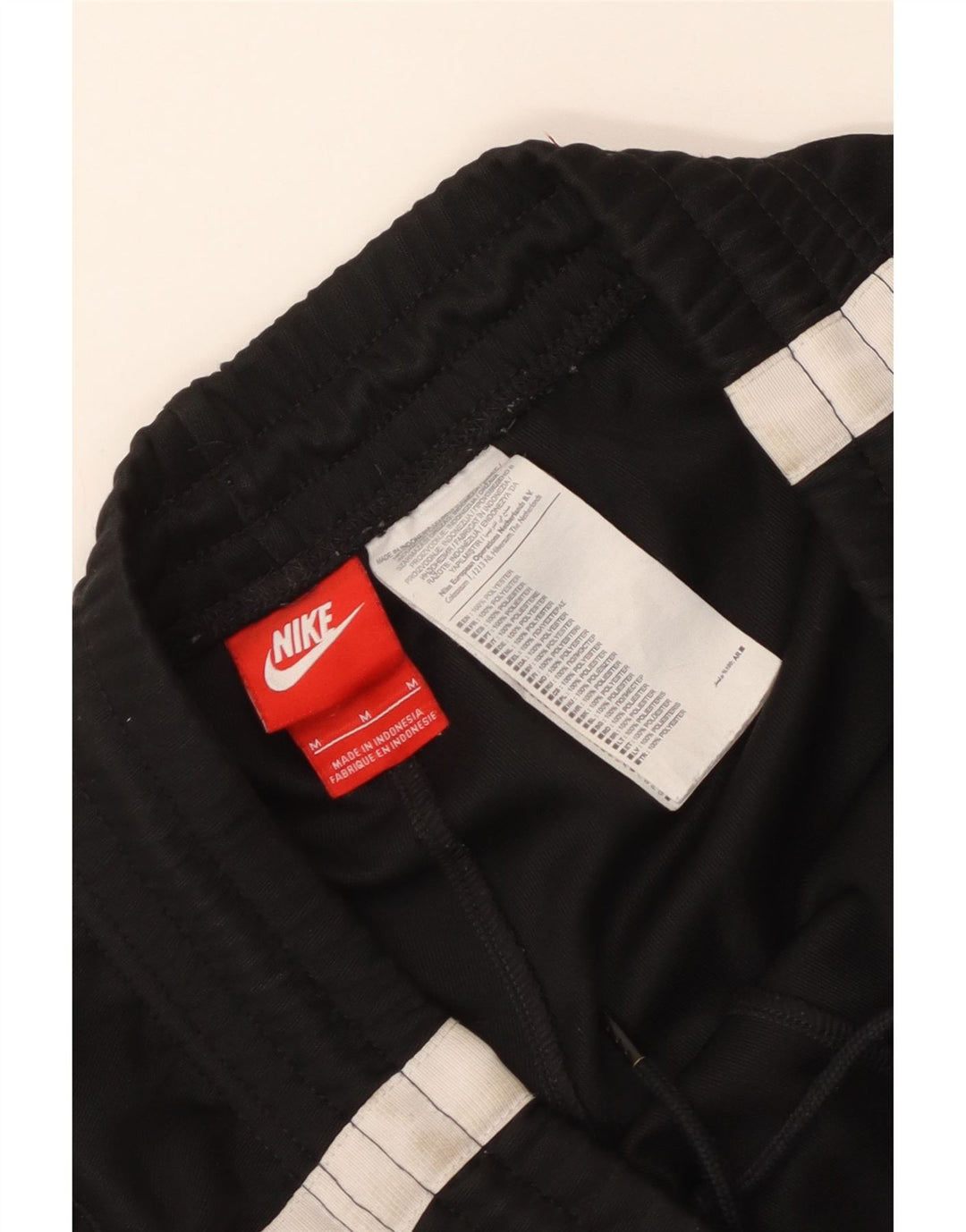 Nike Herren-Trainingshose, Jogginghose, Mittelschwarz, Farbblock-Polyester