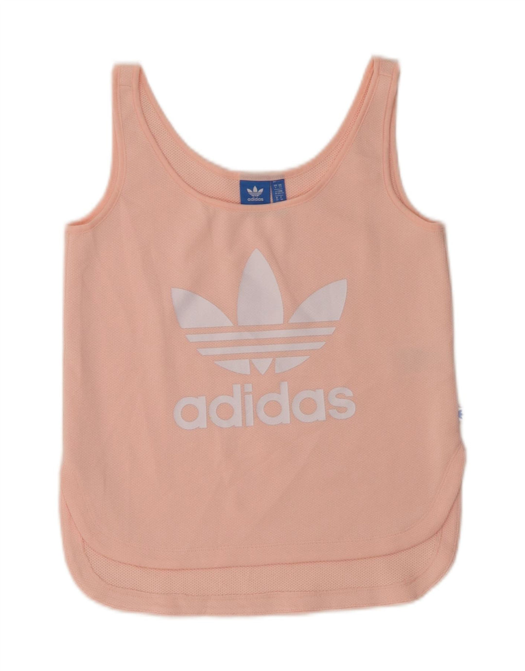 ADIDAS Womens Graphic Vest Top UK 6 XS  Pink Polyester Vintage Adidas and Second-Hand Adidas from Messina Hembry 
