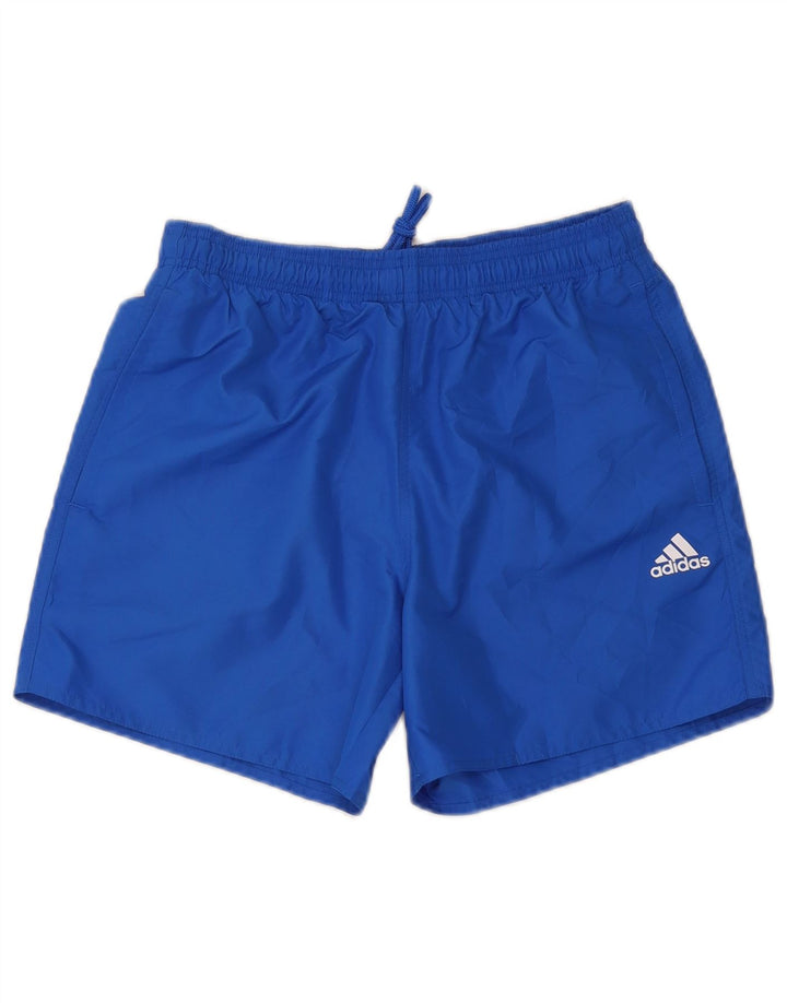 Adidas Herren Sportshorts Mittelblaues Polyester