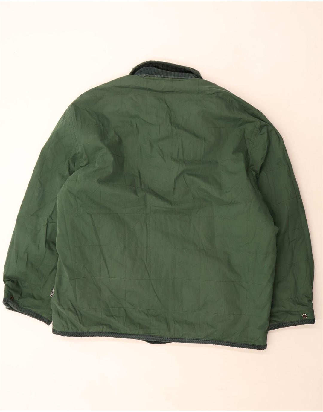 Vintage Herren Wendejacke UK 44 2XL Grün kariert