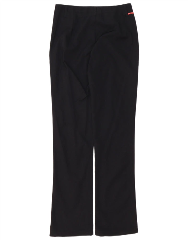 Replay Damen-Freizeithose, gerade, W28, L32, Schwarz, Polyamid