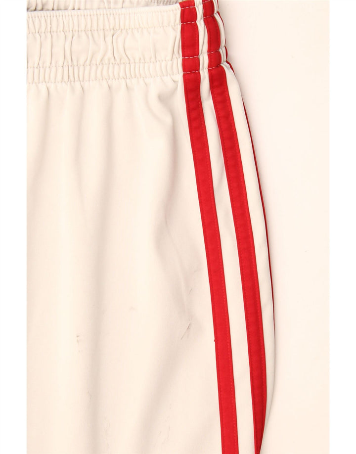 Adidas Herren Climalite Sport Shorts Großes weißes Polyester