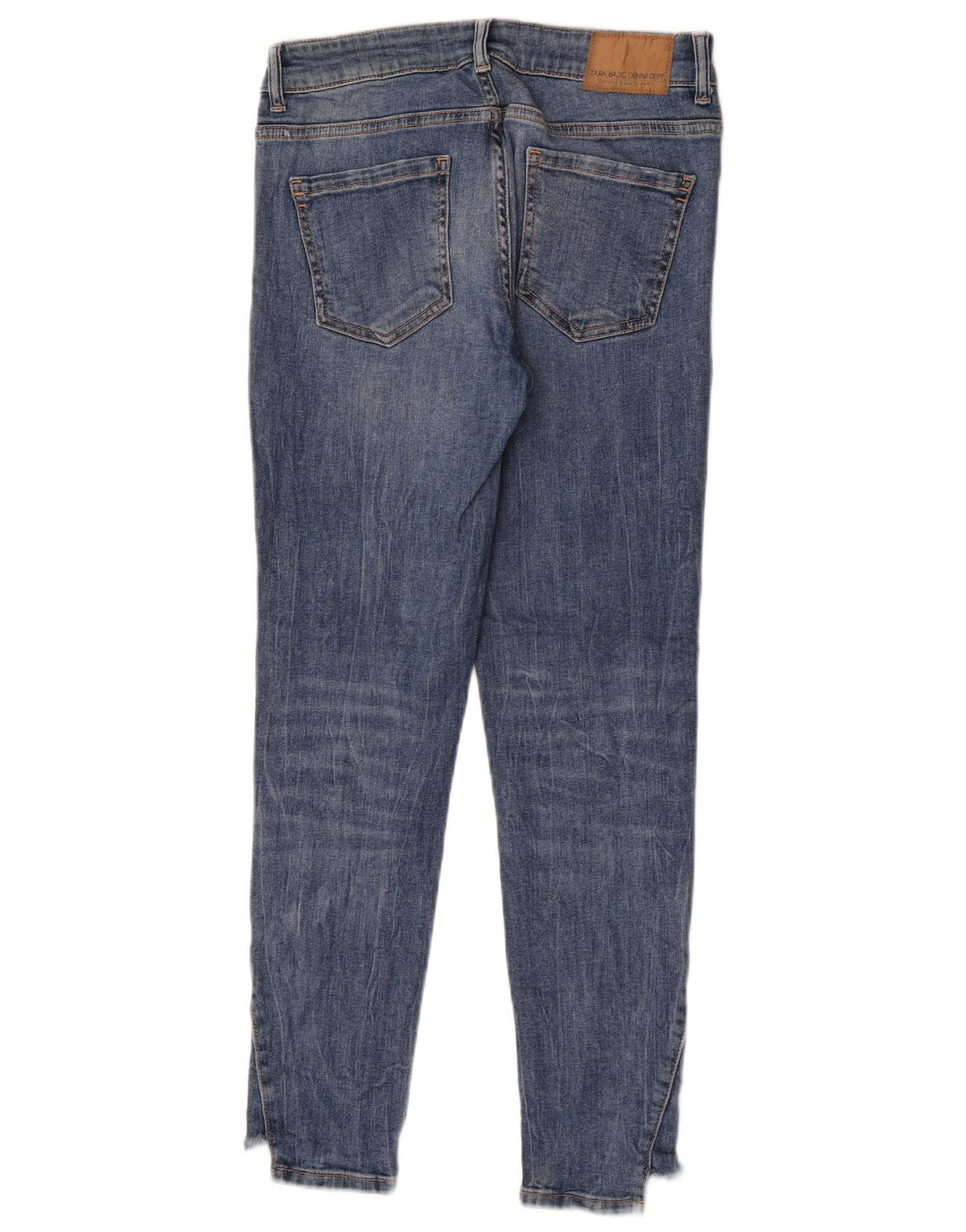 Zara Damen Slim Jeans EU 38 Small W28 L28 Blau