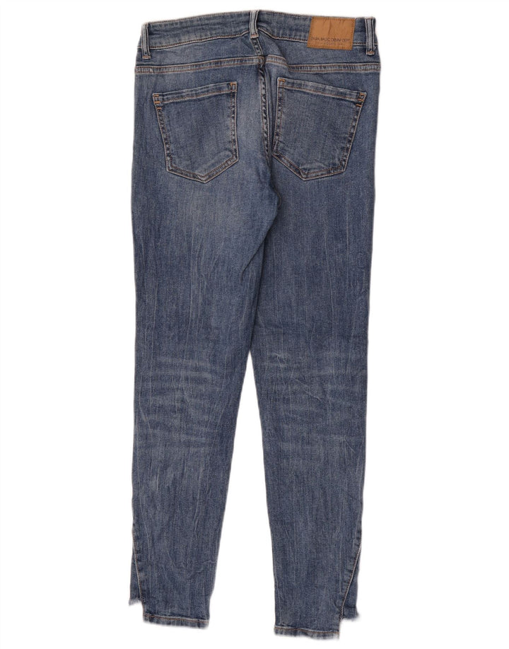 Zara Damen Slim Jeans EU 38 Small W28 L28 Blau