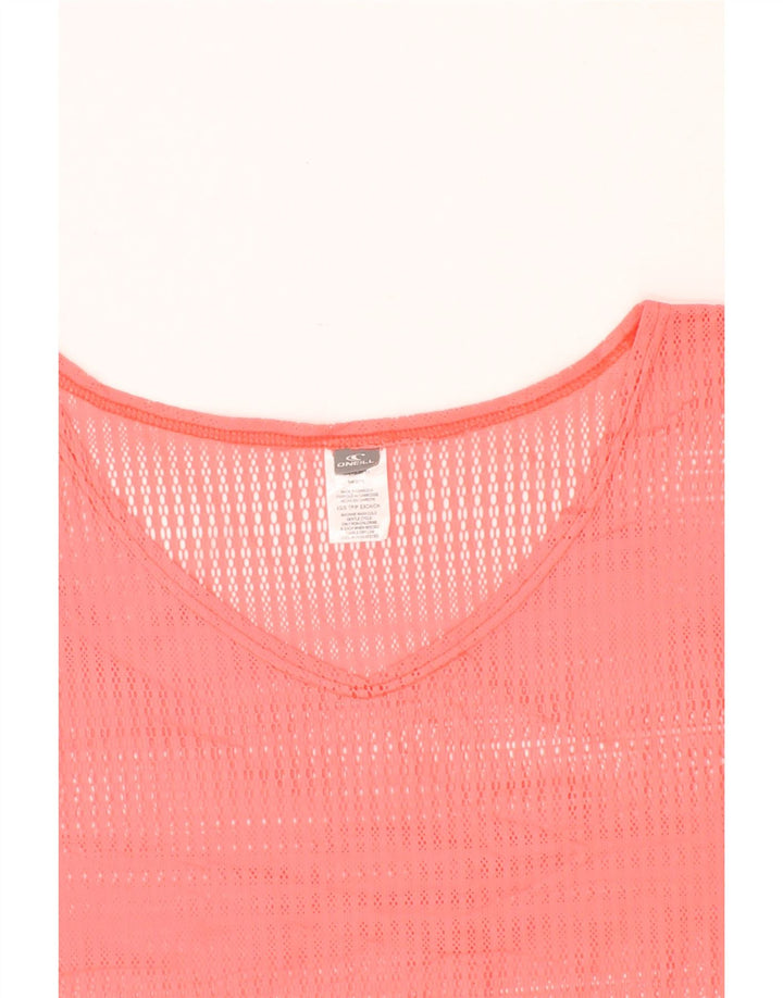 O'NEILL Womens Oversized T-Shirt Top UK 6 XS Pink Polyester Vintage O'Neill and Second-Hand O'Neill from Messina Hembry 