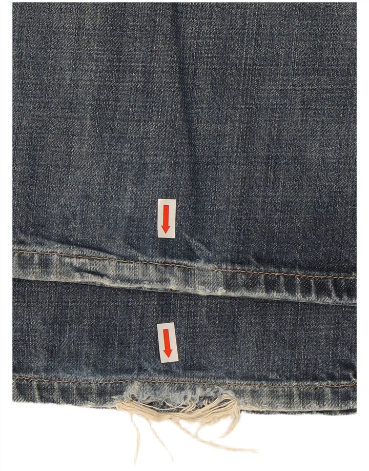 Tommy Hilfiger Herren Bootcut Jeans W32 L34 Blaue Baumwolle